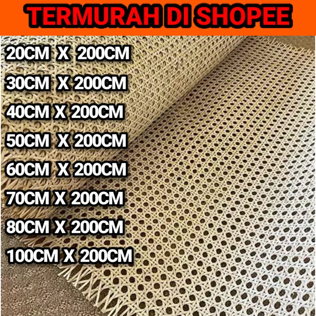 Rattan Natural Rattan Woven Sheet/Natural Skin Spray Shopee Singapore