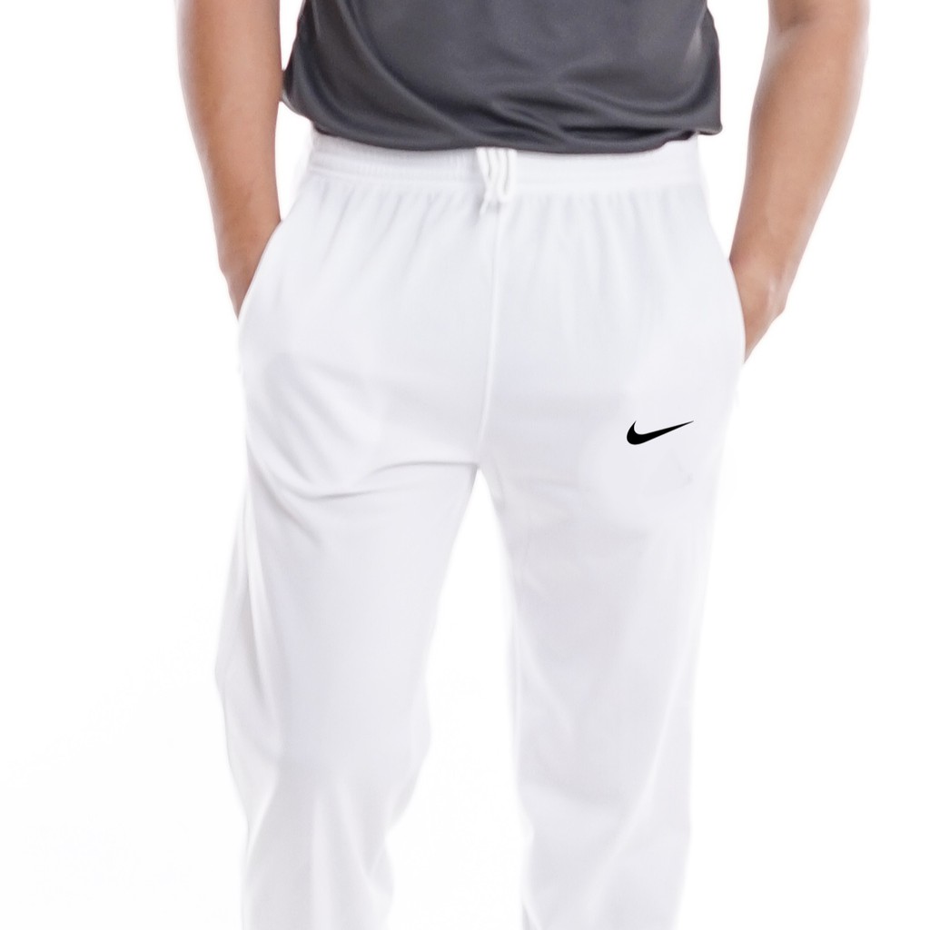 PUTIH Ni01 Zipper White Long Training/Men's Long Training Pants