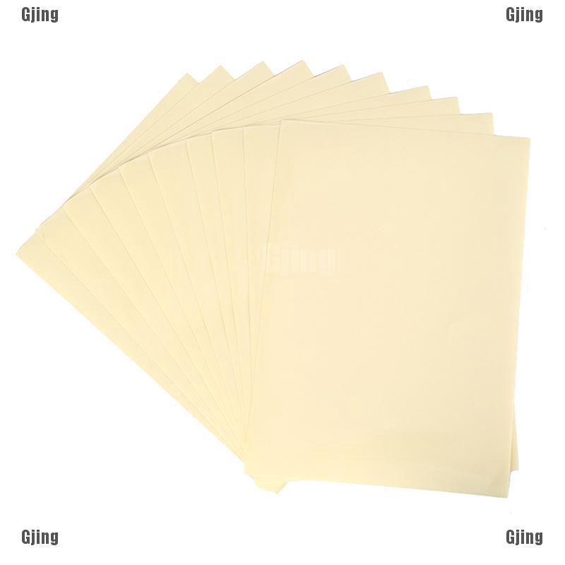 10Pcs Clear Transparent A4 Film Sticker Paper Self Adhesive For