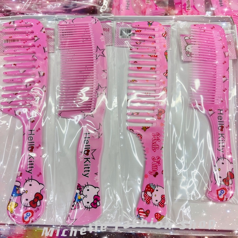 Hello Kitty Cute Comb Makeup Suklay Plastic Portable Comb Cartoon 