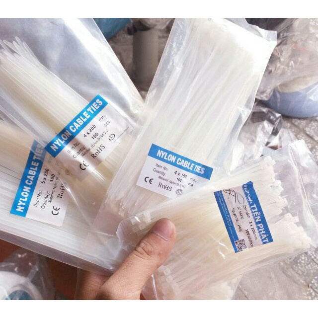 [SIEURE] 100 White plastic drawstrings of all SIZES, beautiful products ...