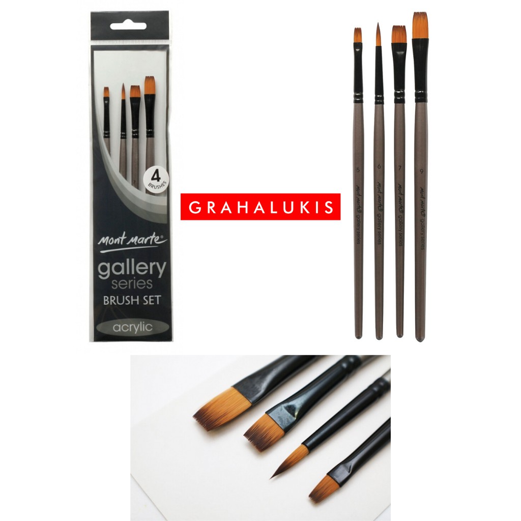 Mont Marte Fine Detail Brush Set 10pc