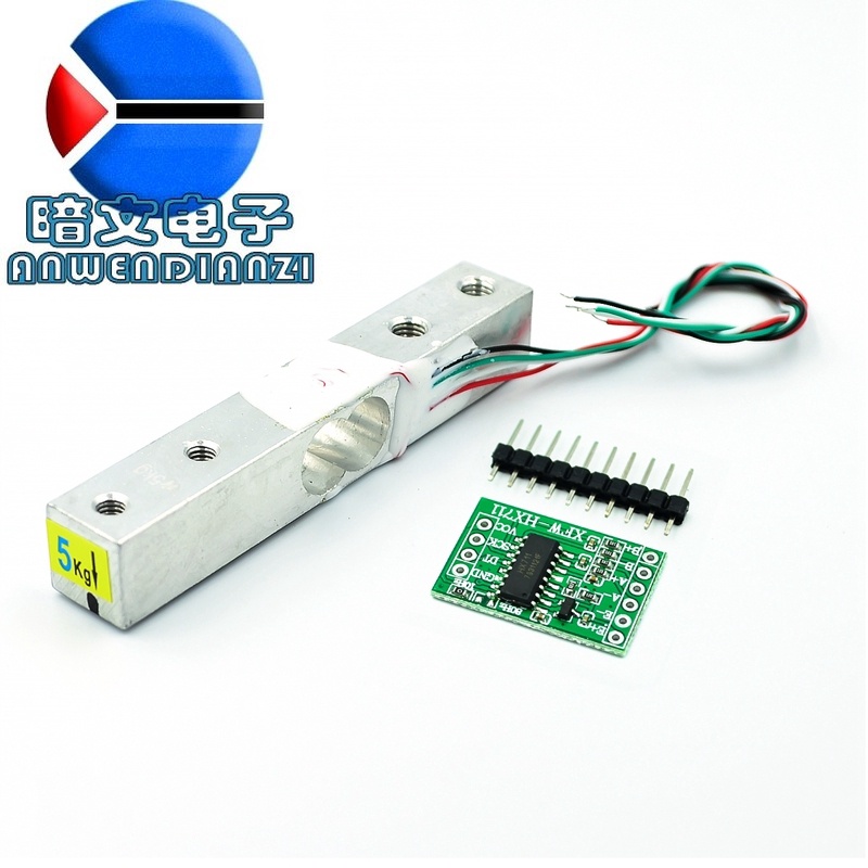 2157 > 1kg, 5kg, 10kg Small Range Weighing Pressure Sensor with HX711AD ...