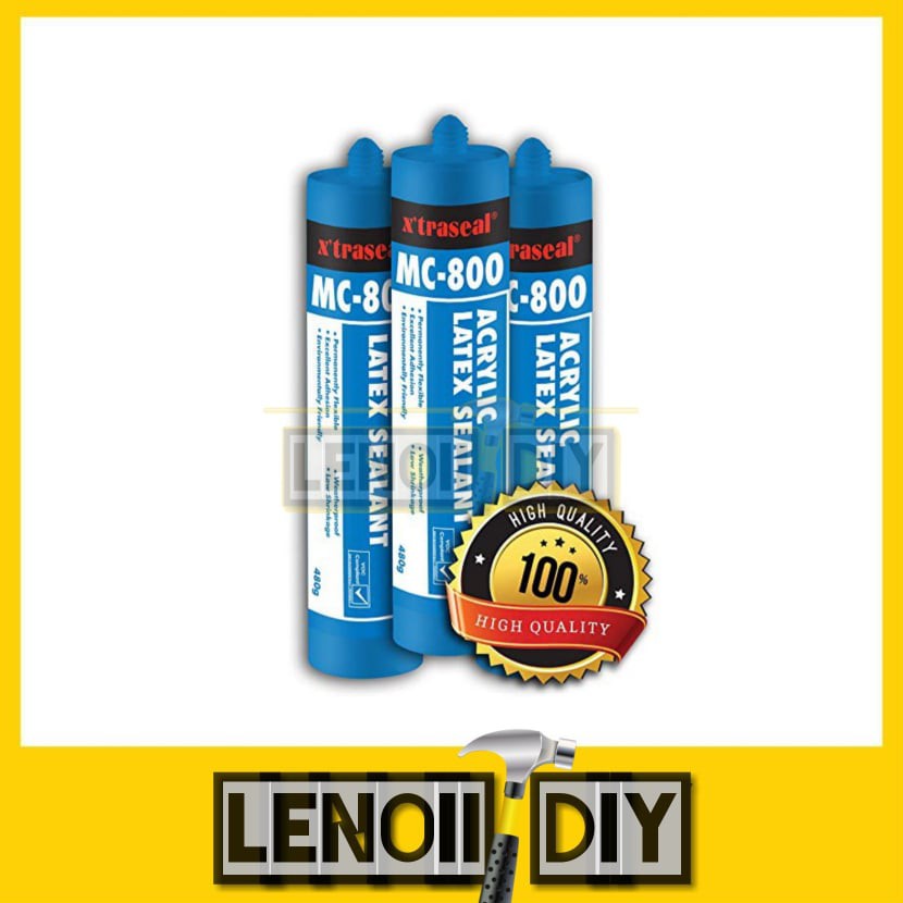 Xtraseal MC800 Acrylic Latex Sealant 480g (White) Shopee Singapore