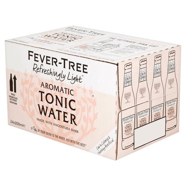 FeverTree Aromatic Tonic Water 200ml x 24 bottles (BBD May 2023) Shopee Singapore