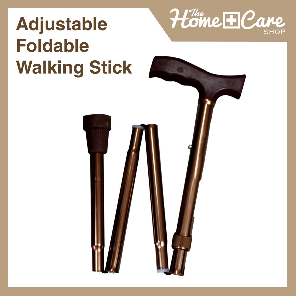 Adjustable Foldable Walking Stick | Shopee Singapore