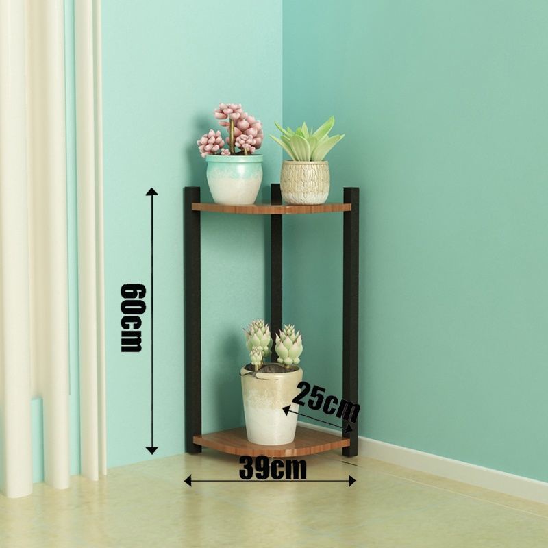 Corner shelf corner flower stand living room indoor succulent balcony