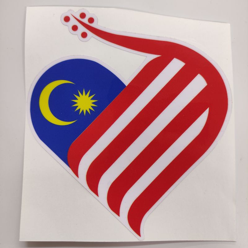 Bendera 68th Independence Day Prihatin Logo Sticker Hari Kebangsaan Ke ...
