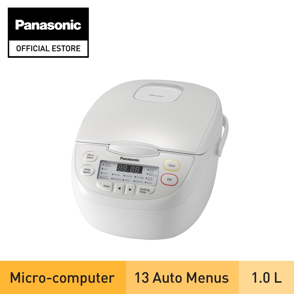 Panasonic SRCN108WSH Fuzzy Logic Rice Cooker (1.0L) Shopee Singapore