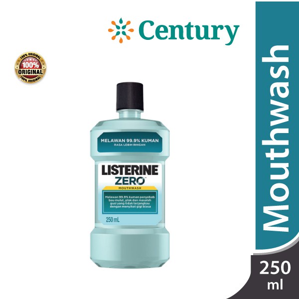 LISTERINE ZERO 250ML / Obat Kumur Dan Spray Mulut