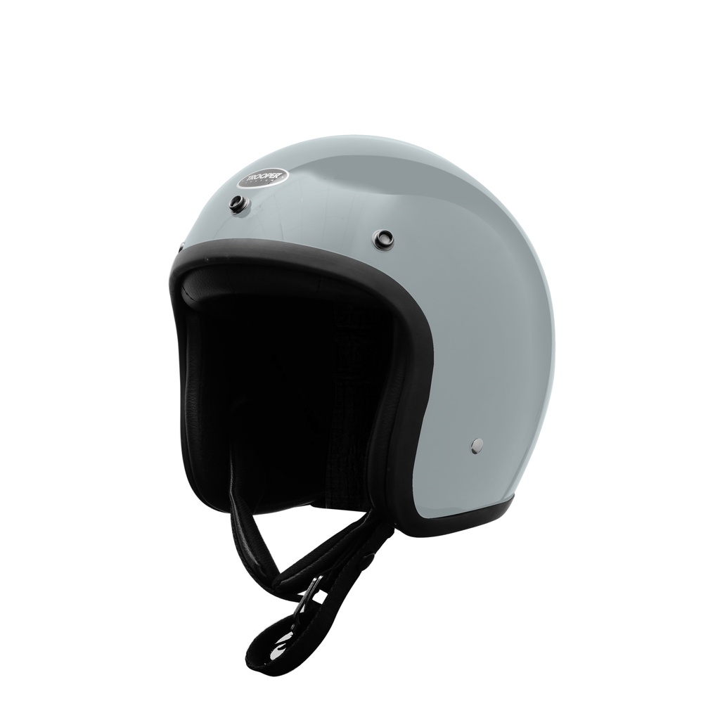 Trooper Custom - Smokey Lite Helmet - Open Face / Half Face Helmet