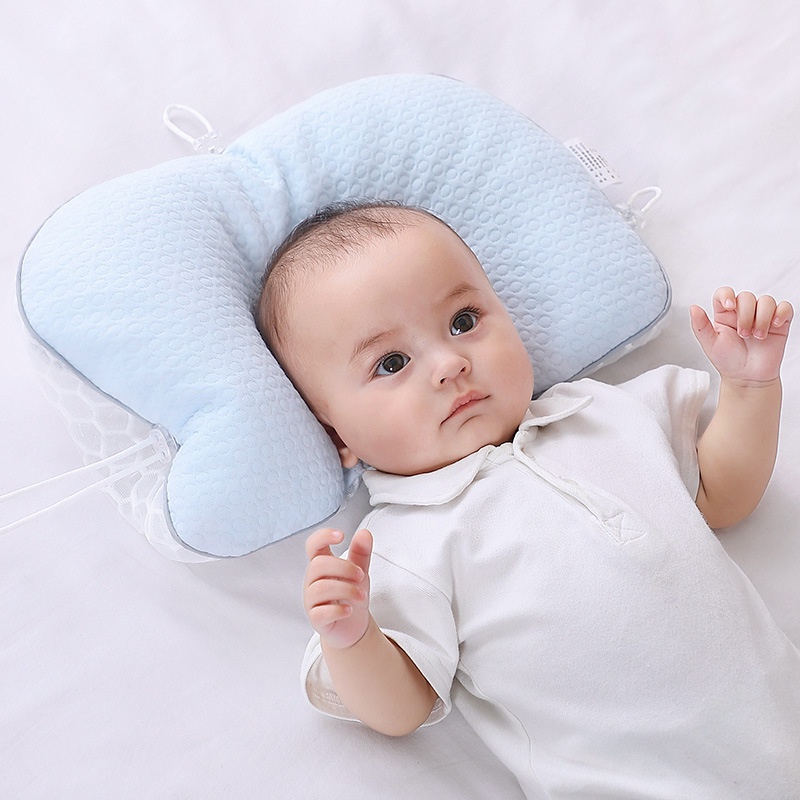 Baby Head Shaping Pillow Baby Ergo Three sides Adjustable Head Pillow Anti Flat Head Baby Cushions Shopee Singapore