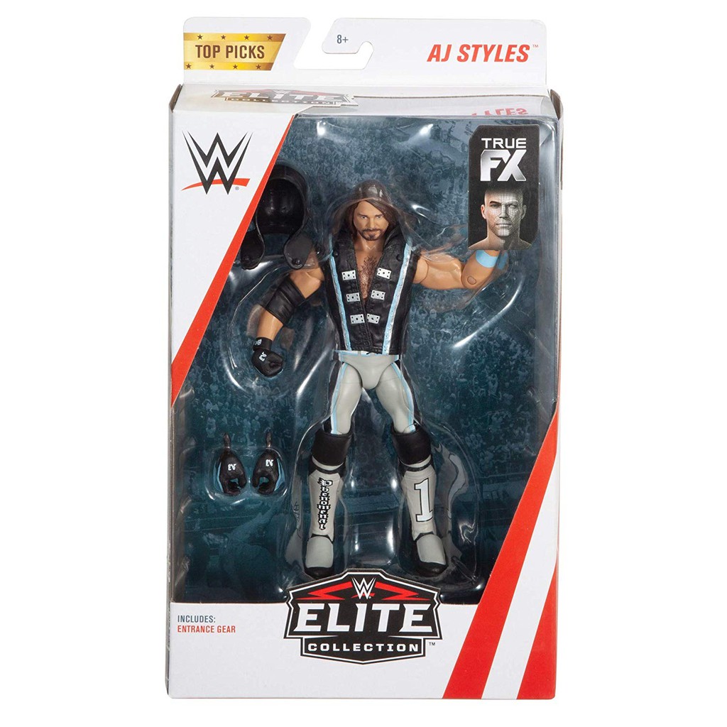 American Crazy WWE AJ Styles Top Talent Elite Figure Essence Edition Doll Shopee Singapore