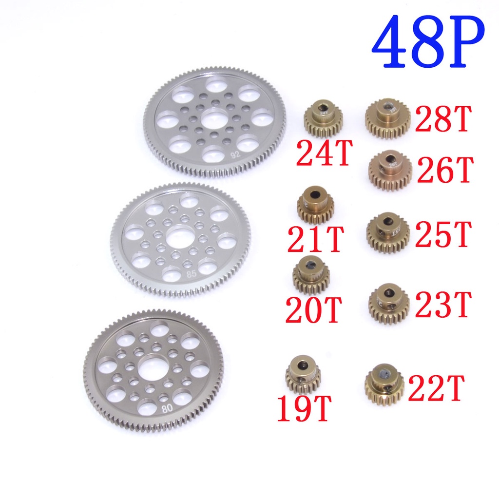 48P Pinion Gear Set: 22T, 23T, 24T, 25T, 26T