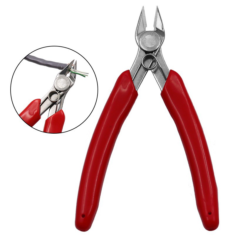 Electrical Wire Cable Cutters Cutting Side Snips Flush Pliers Nipper ...