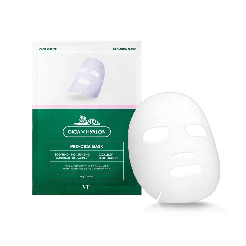 VT Cosmetics VT Pro Cica Mask – 1 Box ( 6EA ) | Shopee Singapore