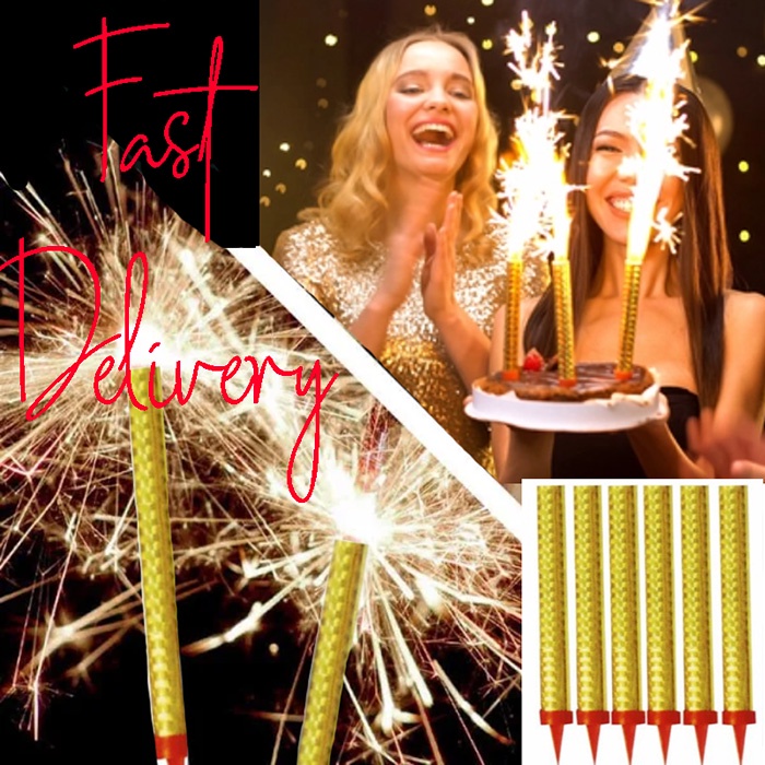 [SG Seller] SPARKLER CANDLE FIREWORKS CANDLE for birthday party wedding
