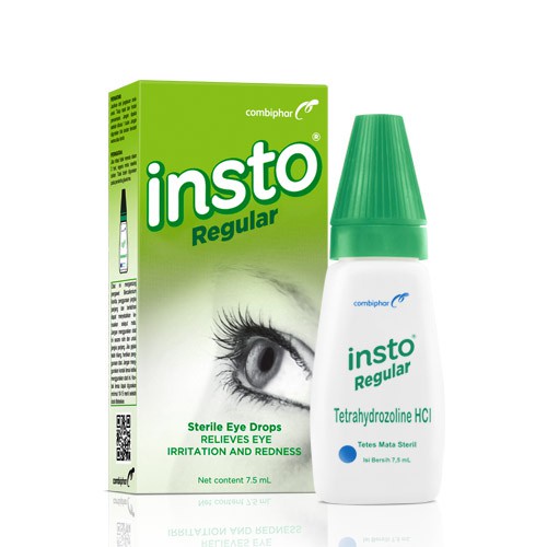 Insto Eye Drops Regular 7.5ml / Obat Tetes Mata / Mata Merah / Mata Iritasi / Mata Kering - Gambar 2