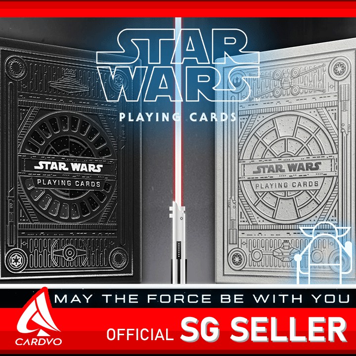Star Wars Silver Special Edition Playing Cards Movie Collectible Millennium  Falcon Han Solo Disney Official | Shopee Singapore
