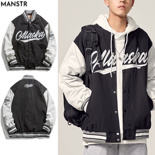 Mens black hot sale baseball jacket