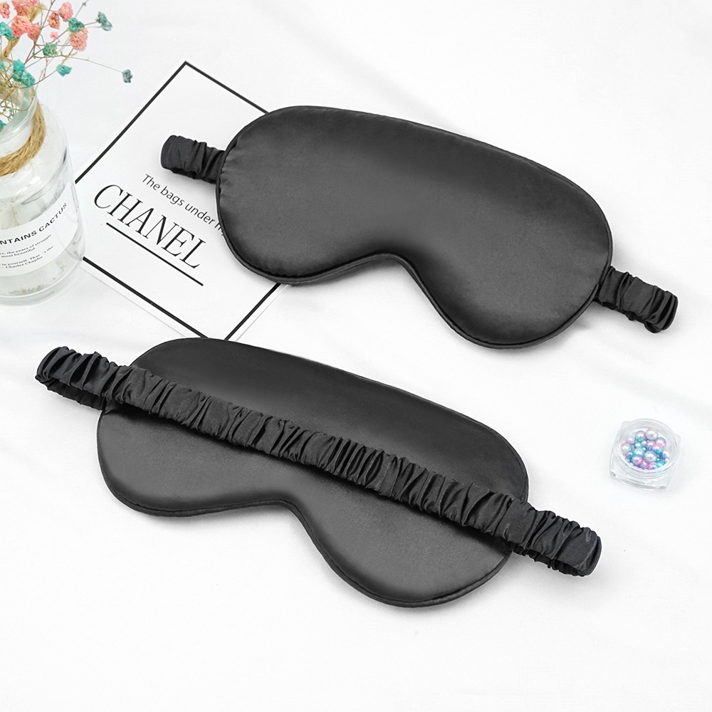 Silk Breathable Sleeping Eye Mask Shade Soft Sleep Eye Patch | Shopee ...