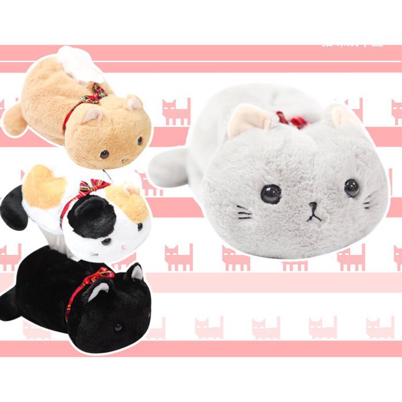 [Cat Noodle Box] Tissue Box Kitten Cat Cute Plush Home Car Christmas