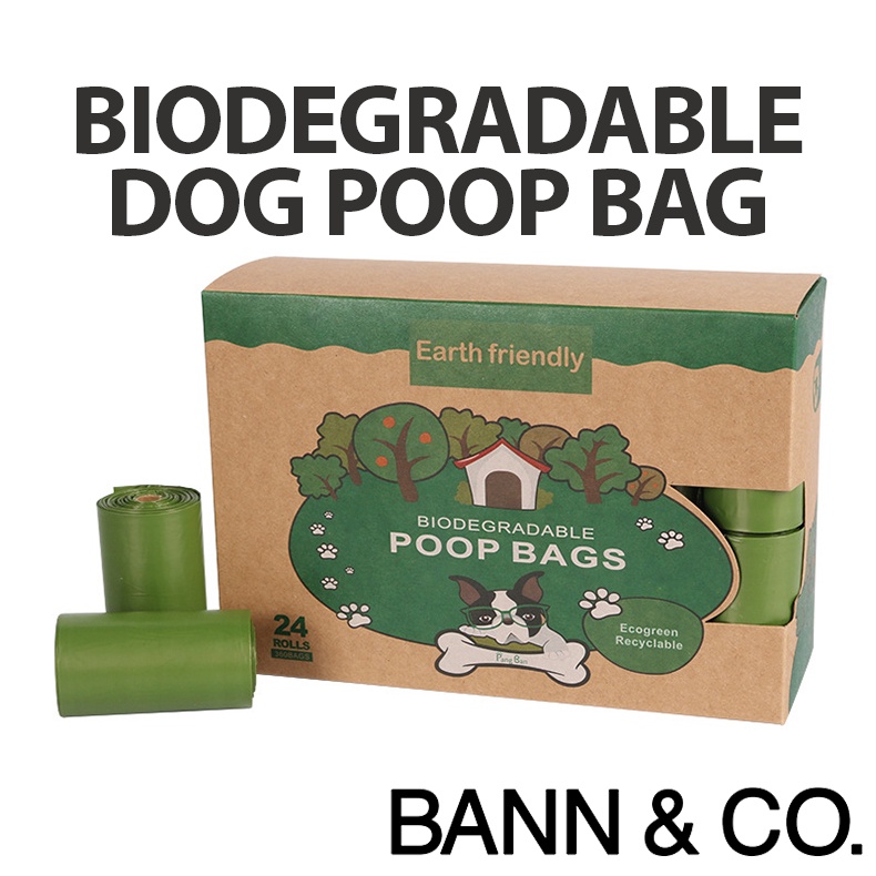 Biodegradable Eco-Friendly Thick Dog Poop Bag (8, 10, 24, 36 Rolls ...