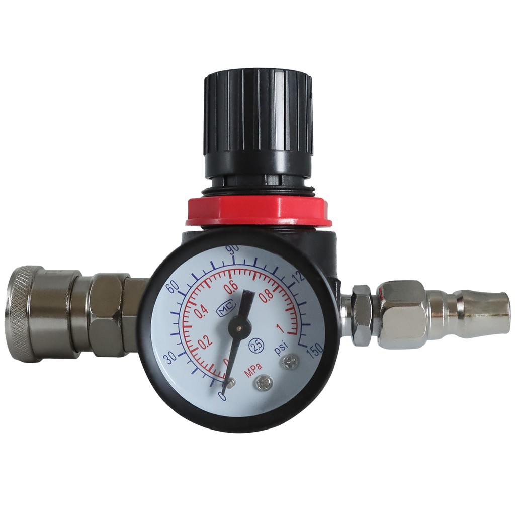 Adjust Air Pressure Regulator Gauge Spray Gun Accessories Pneumatic Gun ...