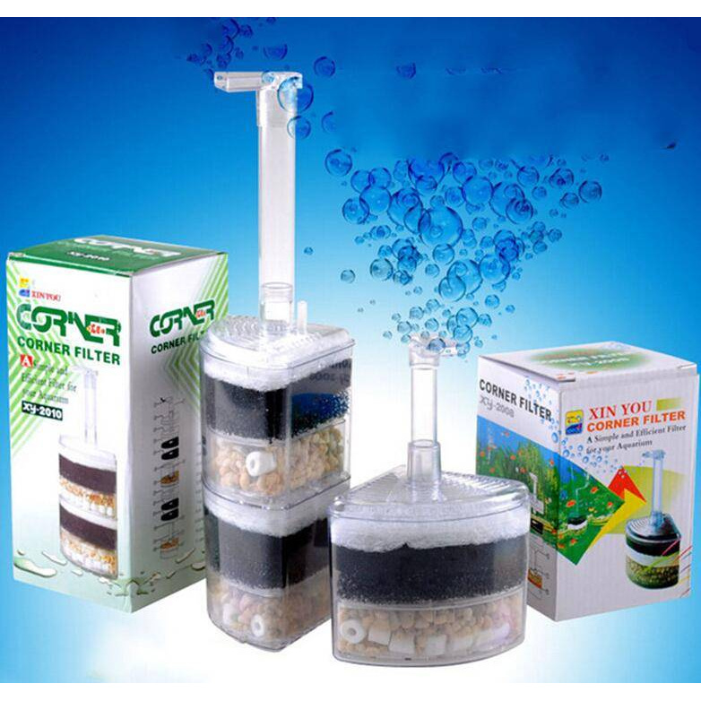 outlet Efficient Economy Aquarium Internal Corner In Tank Filters Shopee Singapore
