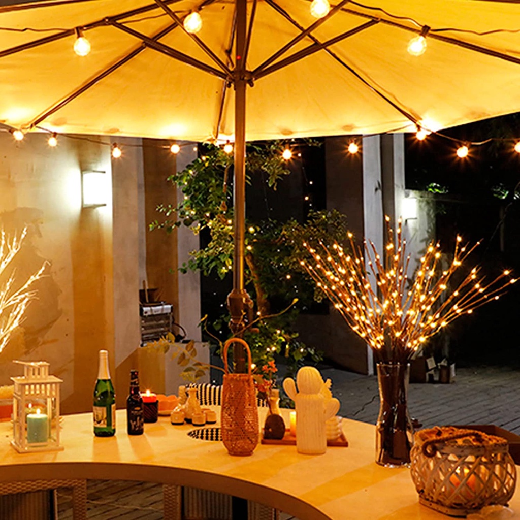 Chinese New Year CNY LED Branch Willow Twig Tree Light Decor Plant ...