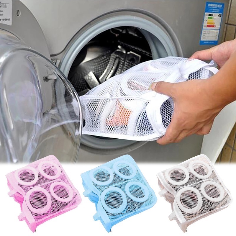Mesh Laundry Bag Shoes Washing Pouch Underwear Bra Pack Clothes Care