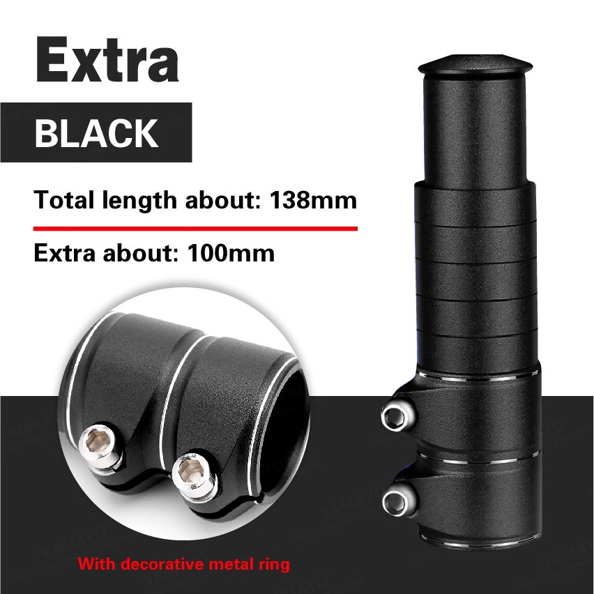 Pièces Pour Vélo électrique Steerer Tube Extension Adjustable Bicycle ...