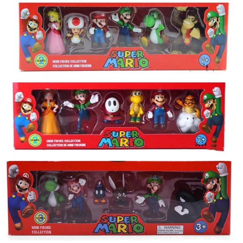 SUPER MARIO MINI FIGURE COLLECTION (NI-917A/B/C) | Shopee Singapore