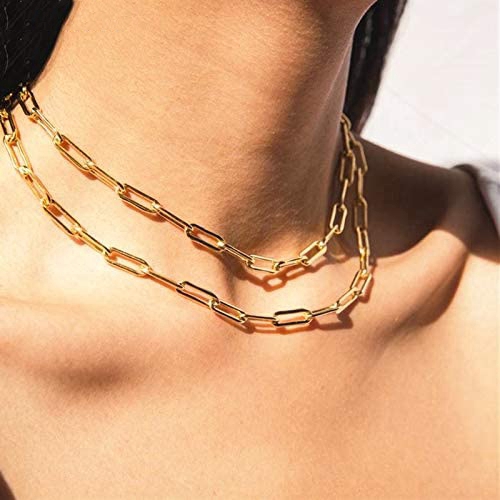 Dainty solid sale gold necklace