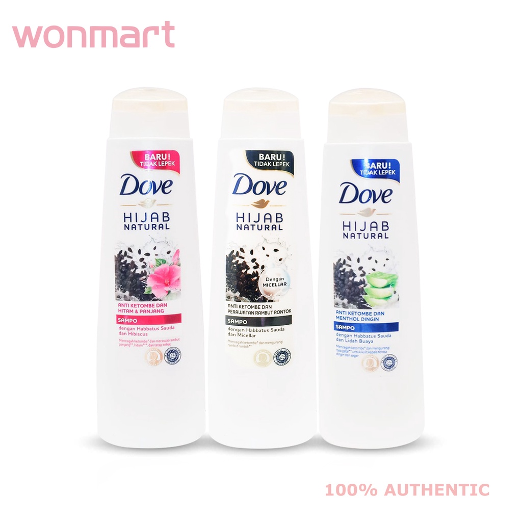 Dove Hijab Natural Hijab Hijab Shampoo Anti Dandruff 135ml Shopee
