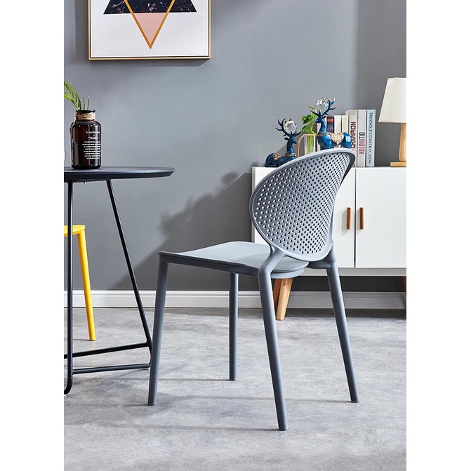 PP Chair/Plastic chair/ Stackable chair/ Café chair/ Minimalist chair ...