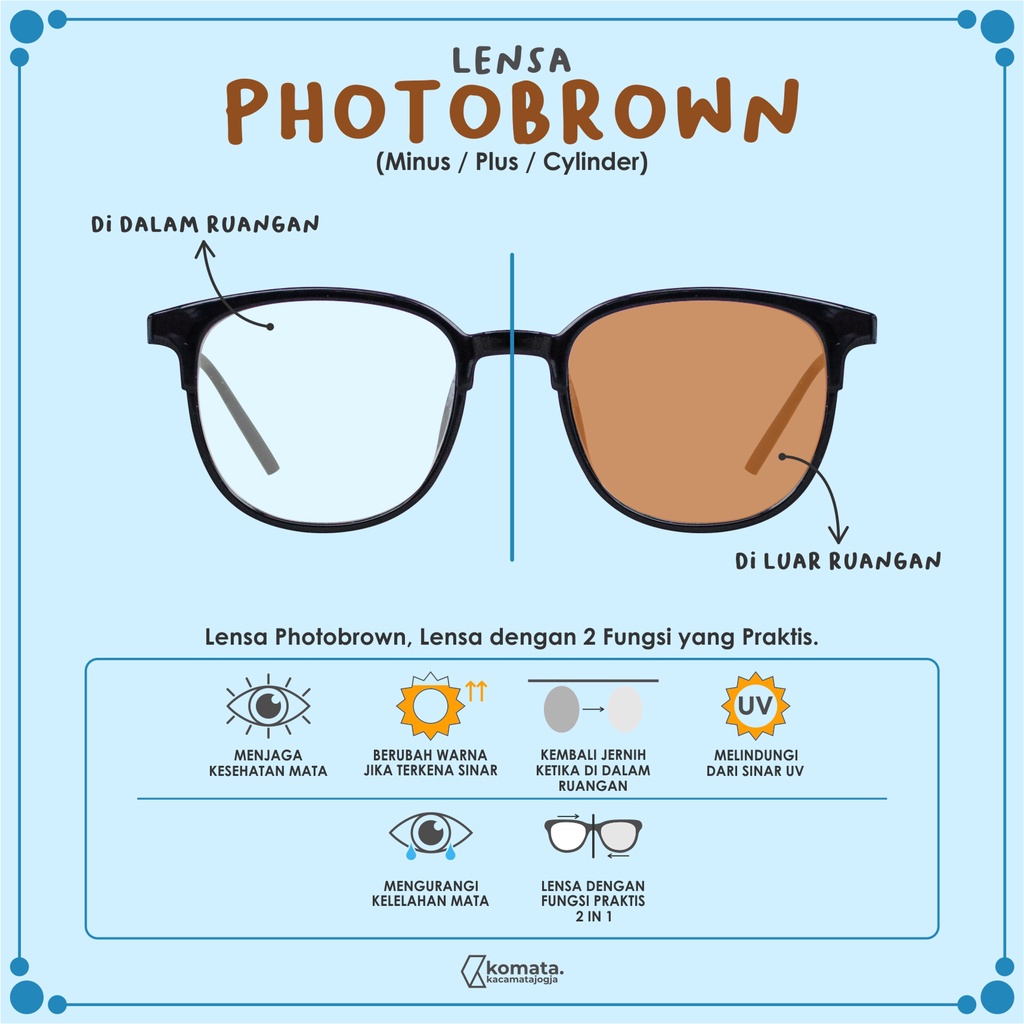 MATAHARI Photobrown Lenses (Lens that Turn into Brown Color when ...
