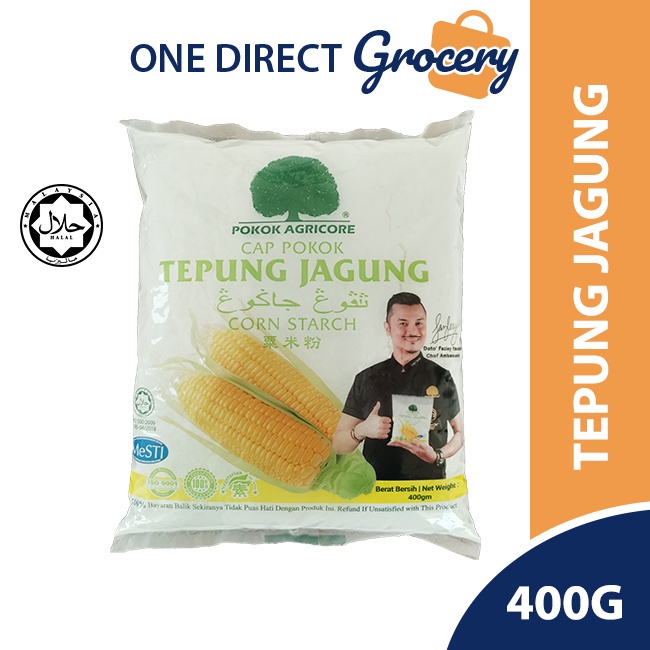 Cap Pokok Halal Corn Starch (Corn Flour) 400gm | Shopee Singapore