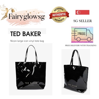 Buy Ted Baker Women Black Solid-Crosshatch Small Tote Bag Online