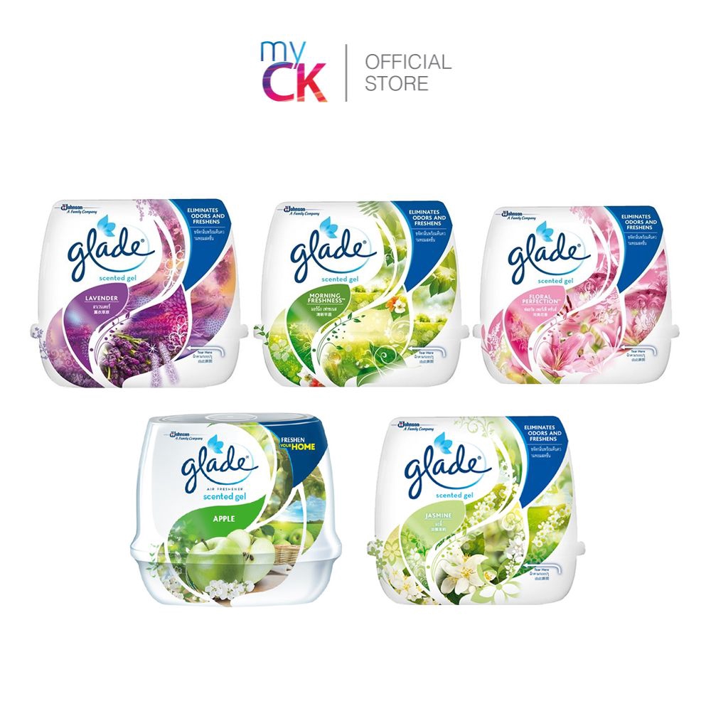 (Bundle of 6) Glade Scented Gel 180g (All Variations) | Shopee Singapore