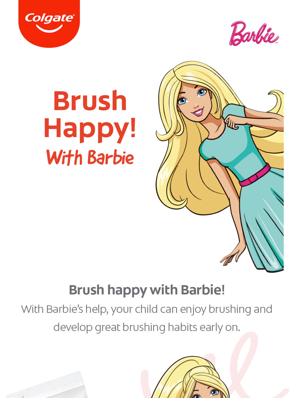 Colgate Kids Barbie Toothpaste 40g | Shopee Singapore