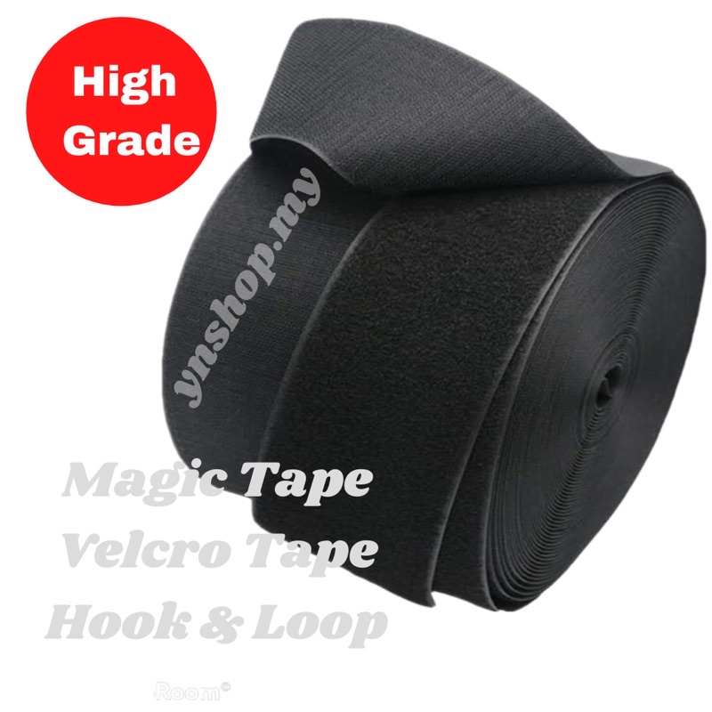 25 meter 4 Inch 100 mm Magic Tape Velcro Tape 相思带 魔术贴 | Shopee Singapore