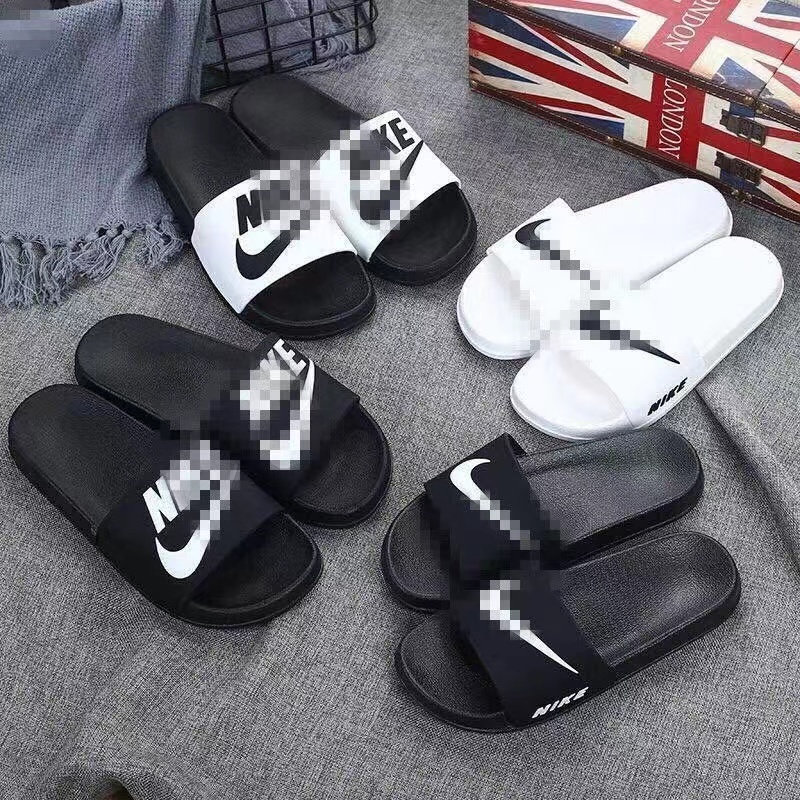 Men's indoor outdoor hot sale slippers leather