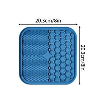 Dog Licking Mat, 2 Pcs Large Licking Mat for Dogs with Suction for Anxiety, Peanut  Butter Dog Licking Mat Slow Feeder Dispensing Treater Lick Pad with Scraper  