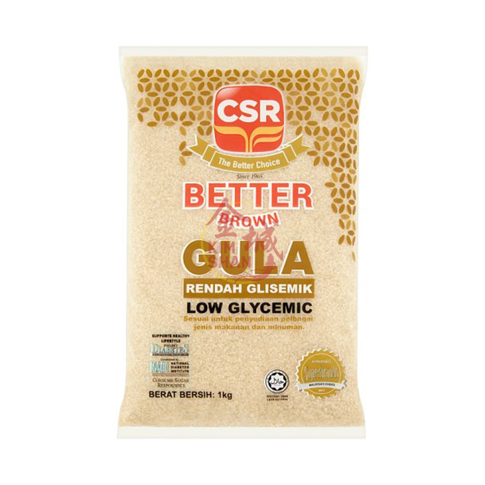 CSR Better Brown Sugar Gula Rendah Glisemik 1kg | Shopee Singapore