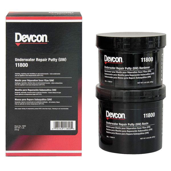 DEVCON 11800 UNDERWATER REPAIR PUTTY (UW) (1LB/Set) | Shopee Singapore