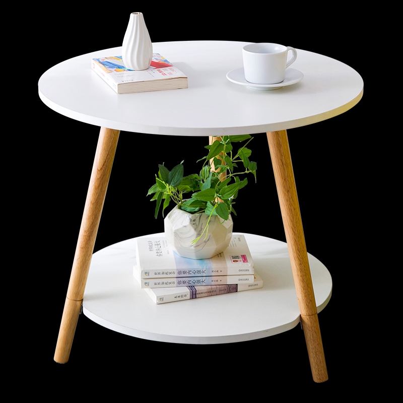 Simple Modern Minimalist Living Room Small Solid Wood Legs Small Round ...