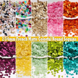 30mm Round Sequin Paillettes Metallic Silver Loose Sequins for Embroidery,  Applique, Arts, Crafts, a