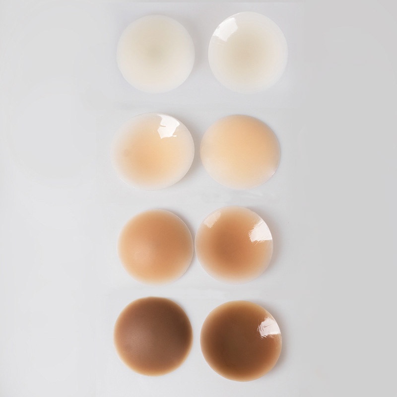 Feyre Silica Gel Adhesive Nipple Covers 8cm Coffee