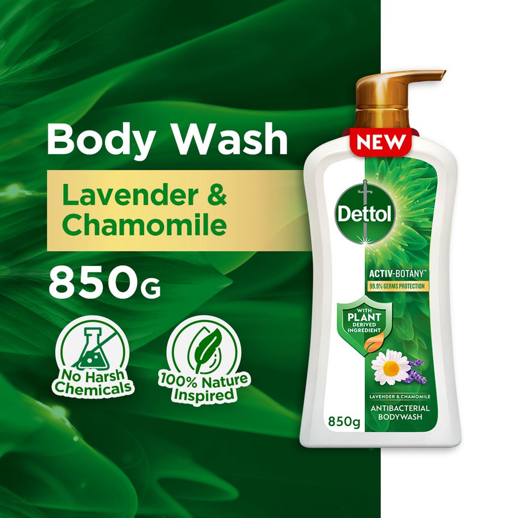 Dettol Activ Botany Antibacterial Body Wash 850g 100 Nature inspired